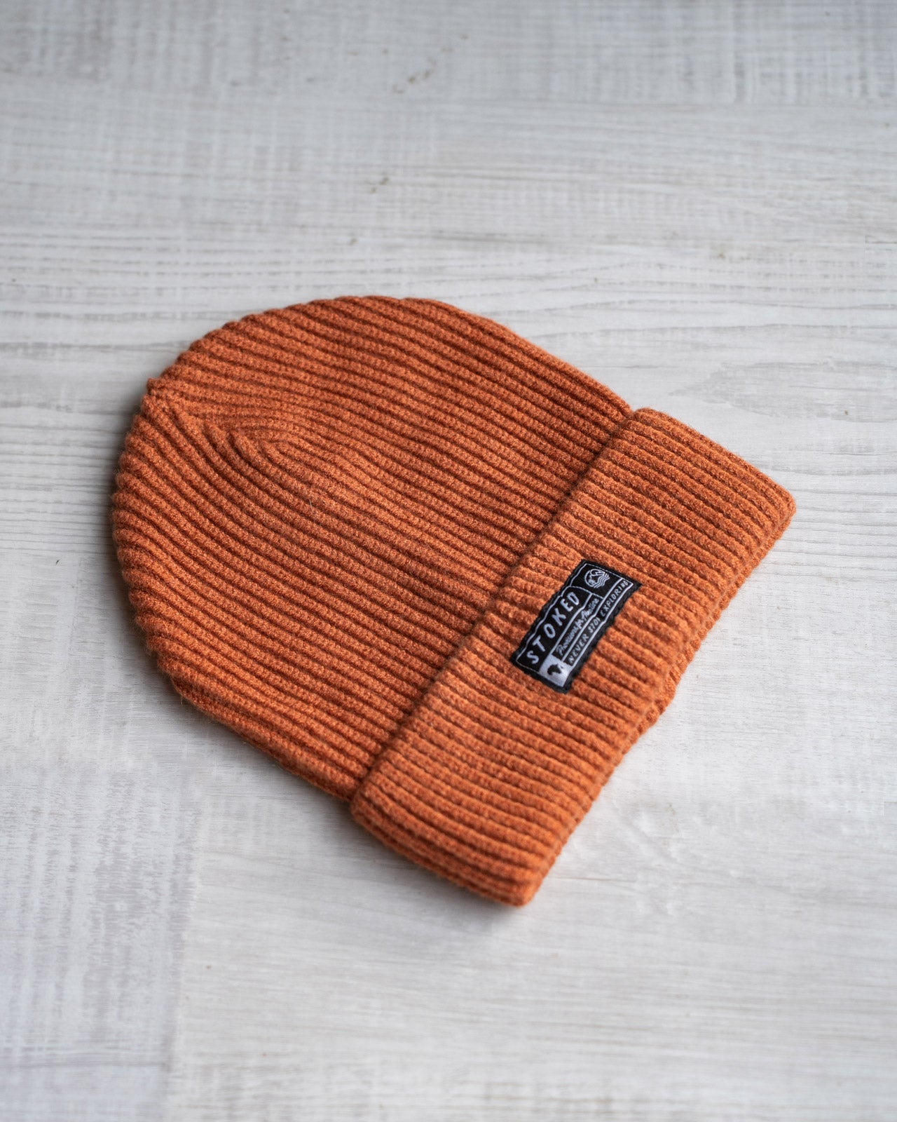The Nomad Beanie - Dusk Orange - Stokedthebrand. Lifestyle products for outdoor adventures. Made in South Africa