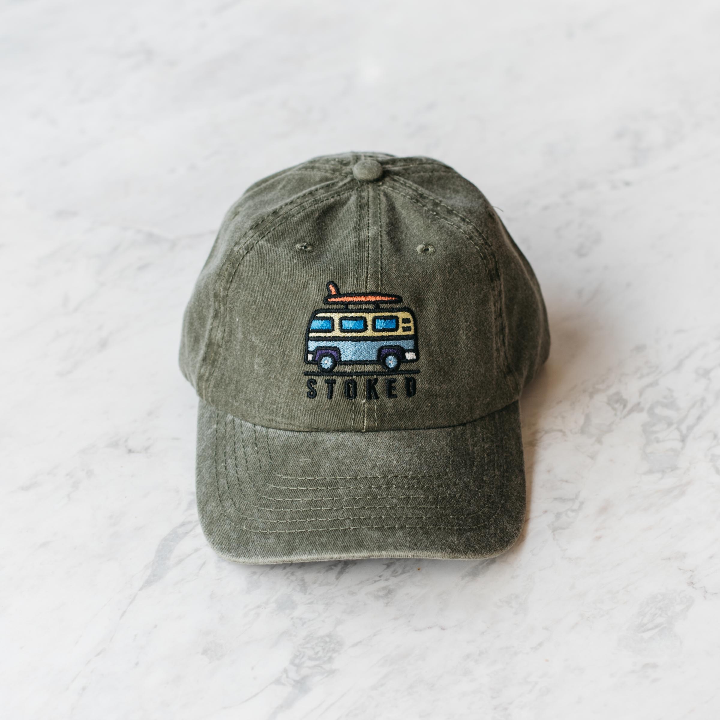 The Olive Kombi Cap - Stokedthebrand. Lifestyle products for outdoor adventures. Made in South Africa